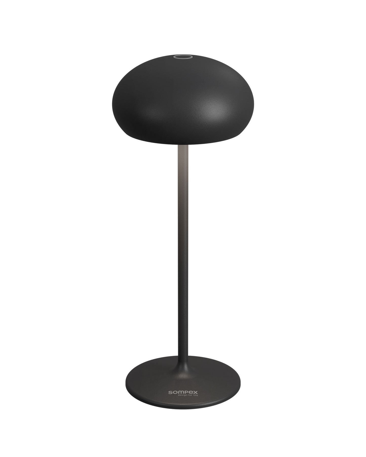 Sompex tafellamp | PEBBLE | Zwart | Oplaadbaar | Accu / dimbaar