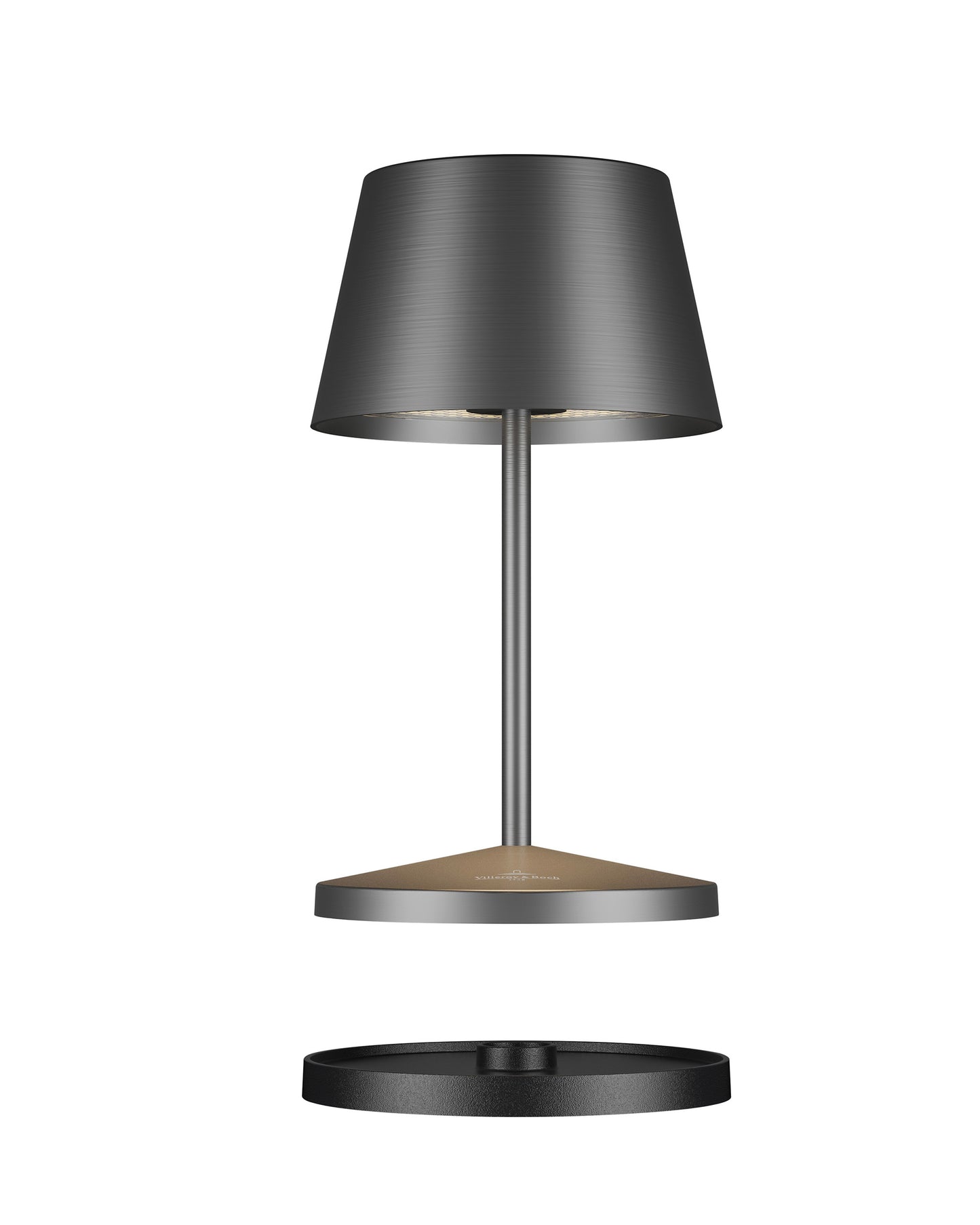 Villeroy & Boch| Tafellamp SEOUL RC | Grafiet | oplaadbare tafellamp | Indoor-outdoor|