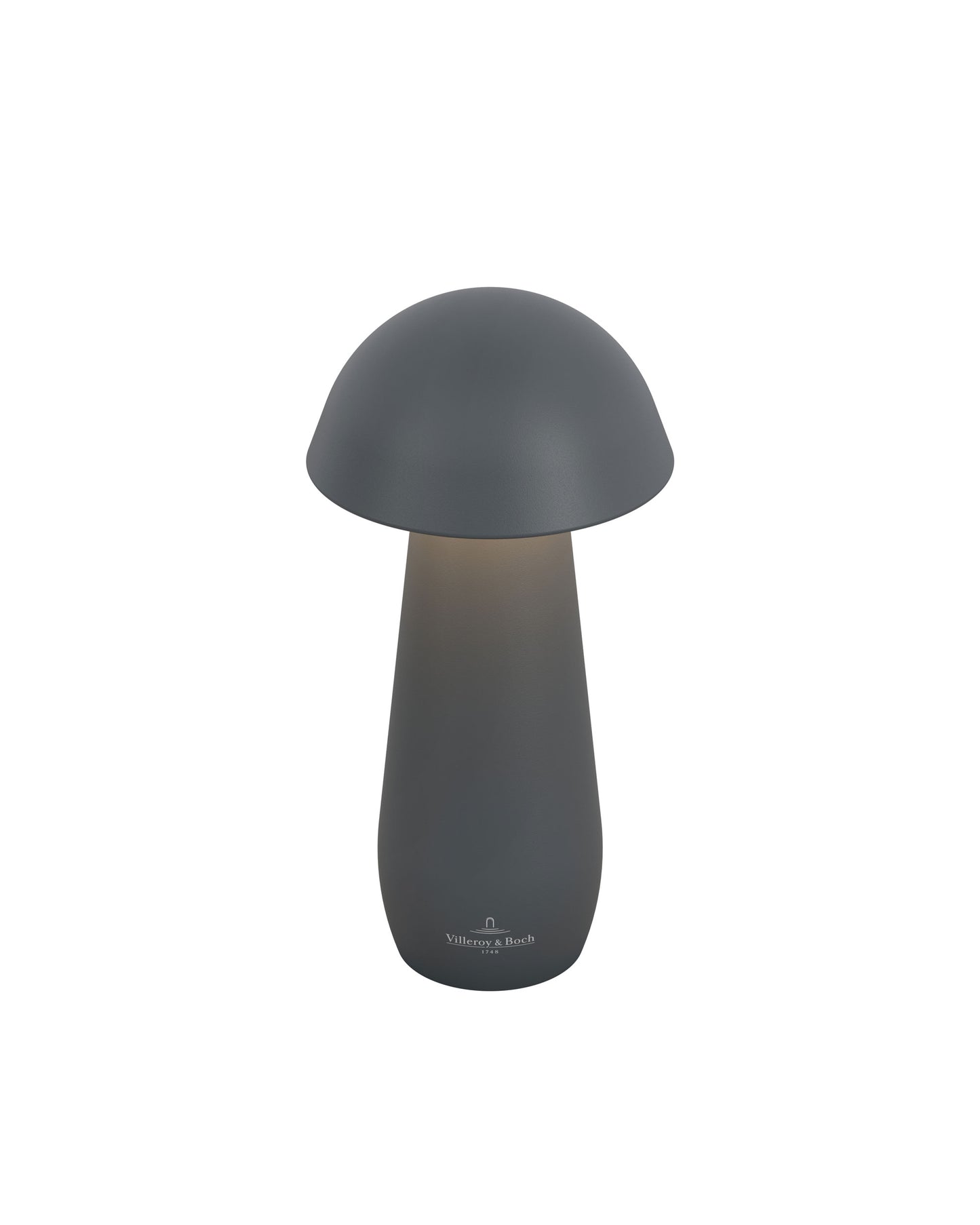 Villeroy & Boch tafellamp MODENA | 16cm| Antraciet | op accu