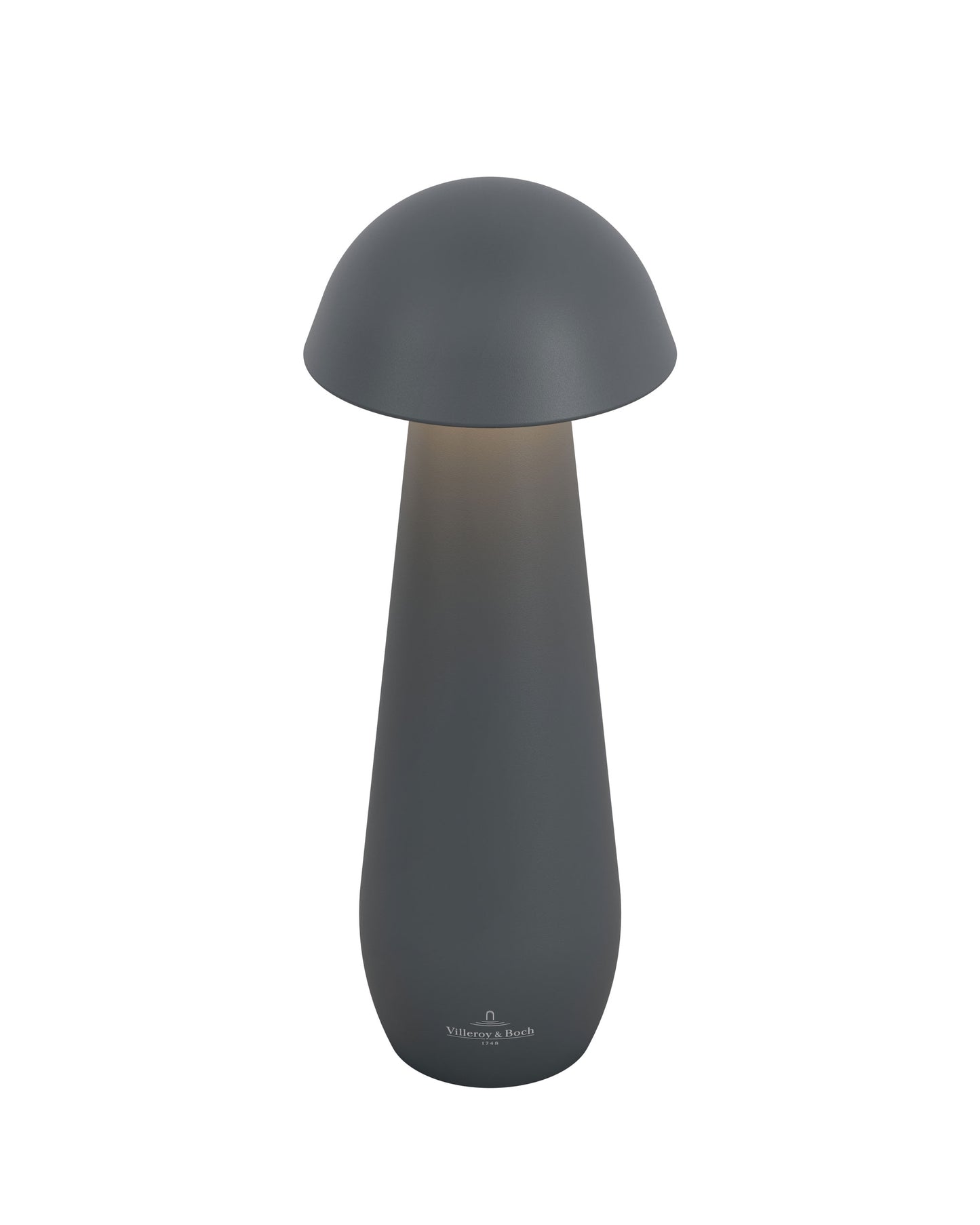 Villeroy & Boch tafellamp MODENA | 21 cm| Antraciet | op accu