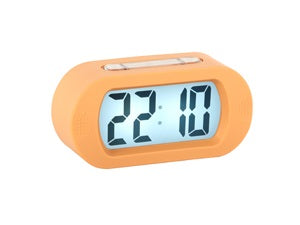 Alarm Clock Gummy Light Orange Alarmklok / Wekker 14cm