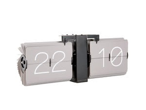 Karlsson Wandklok / Flip Clock No Case warm grey Flipklok 36cm Karlsson