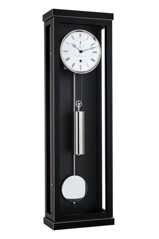 Hermle Regulateur 70996-740761 met 31 daags uurwerk in zwarte kast