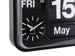 Karlsson Wandklok / Wall Clock Big Flip black Karlsson - Flipklok XL 43 x 43cm
