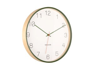Wall Clock Joy Green