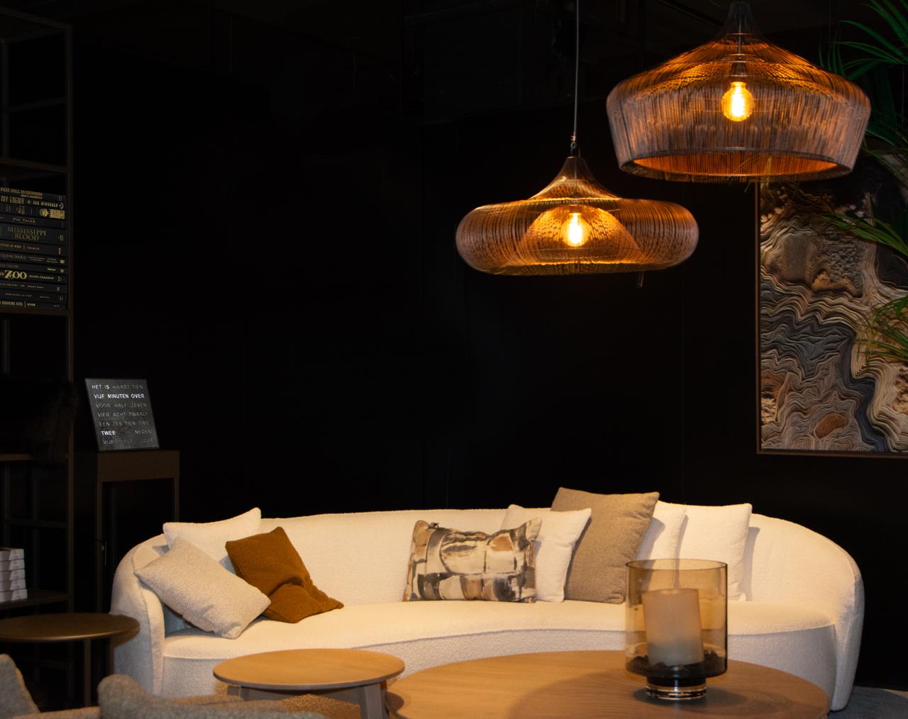 Intertime | Woordklok | Wandklok | 40x40 | Epoxy | Nederlands