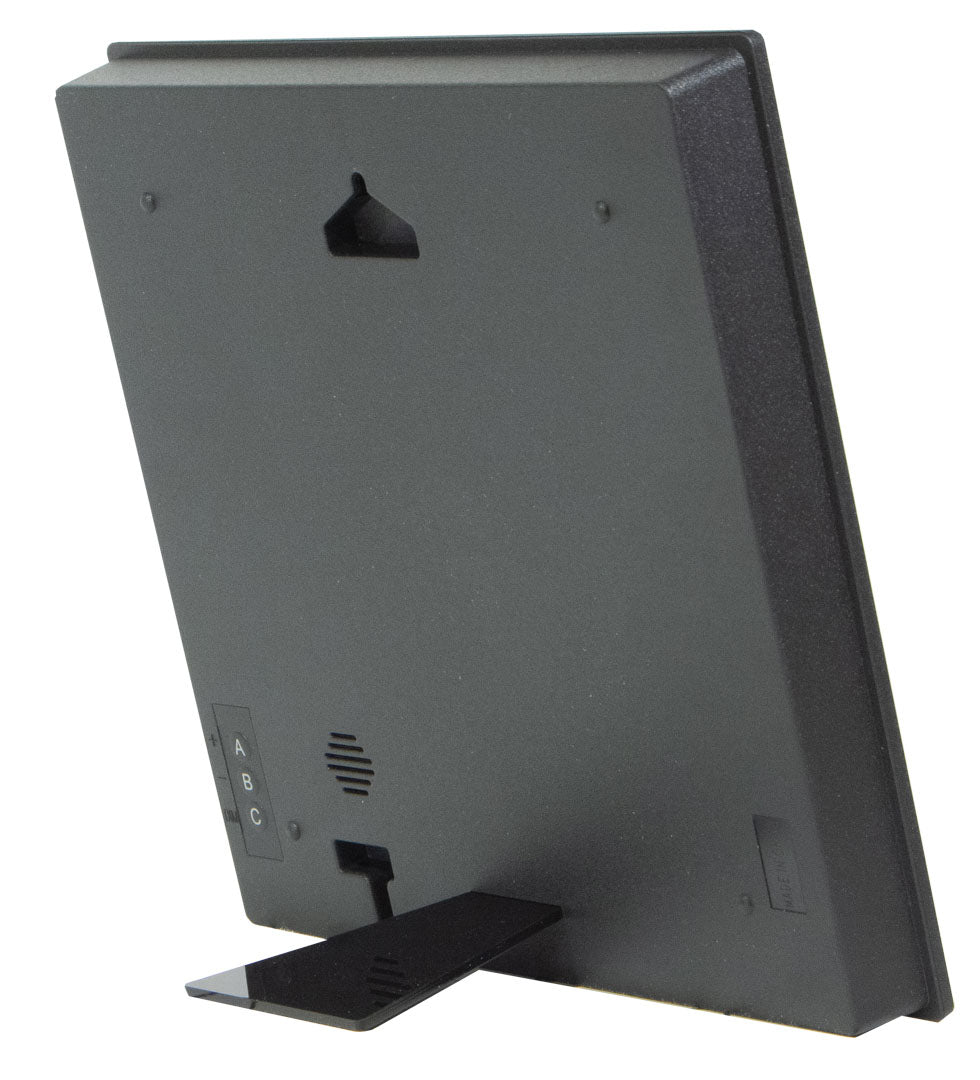 Intertime | Woordklok | Wandklok | Tafelklok | 28x28 | Zilver | Nederlands