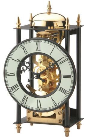 AMS 1180 tafelklok in metaal / Mechanical Table Clock