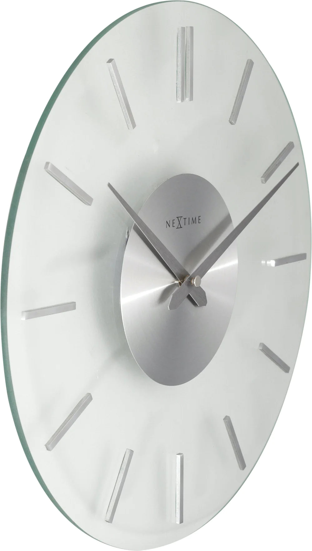 Wandklok NeXtime dia. 26 cm, glas, Stripe