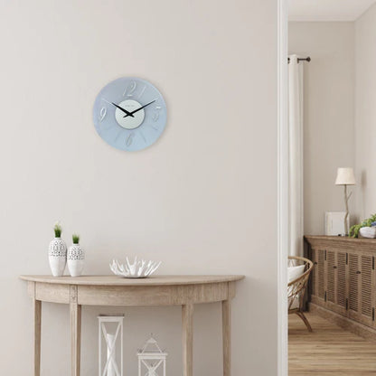 Wandklok Nextime dia 43cm glas Frosted/Mirror Dali Round