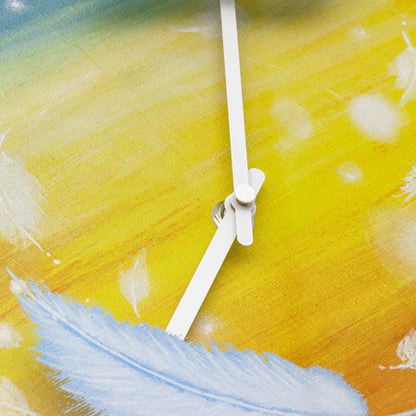 Wandklok Nextime dia 30cm multicolour kunststof Feathers