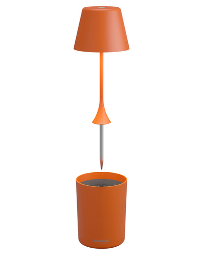 Sompex tafellamp | PEEKY | Oranje | Oplaadbaar | Accu / dimbaar