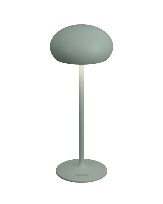 Sompex tafellamp | PEBBLE | Olijf groen | Oplaadbaar | Accu / dimbaar