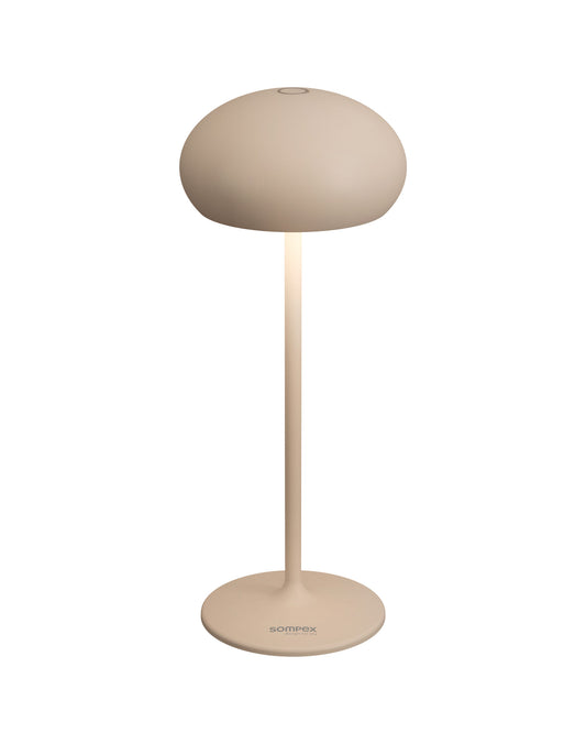 Sompex tafellamp | PEBBLE | Zand | Oplaadbaar | Accu / dimbaar