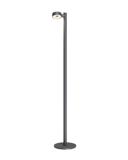 Sompex | vloerlamp RONDA| Dubbele lampen | Antraciet | oplaadbare vloerlamp|