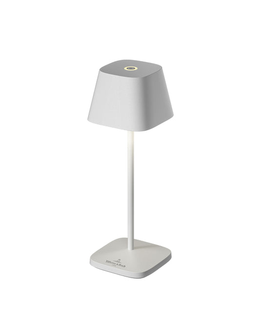 Villeroy & Boch | Neapel Micro | Oplaadbare tafellamp | in-outdoor | IP65 | Dimbaar |Wit