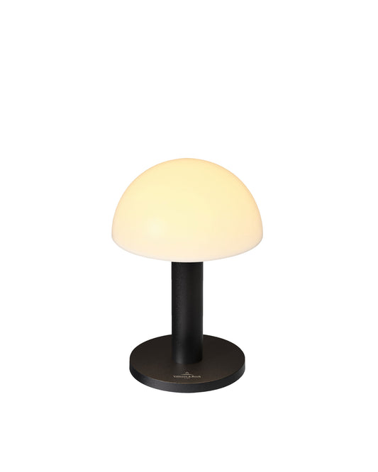 Villeroy & Boch tafellamp | Bergamo | Oplaadbaar | Zwart