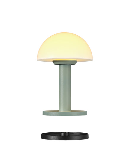 Villeroy & Boch tafellamp | Bergamo | Oplaadbaar | Groen