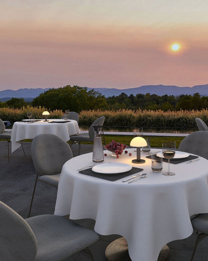 Villeroy & Boch tafellamp | Bergamo | Oplaadbaar | Wit