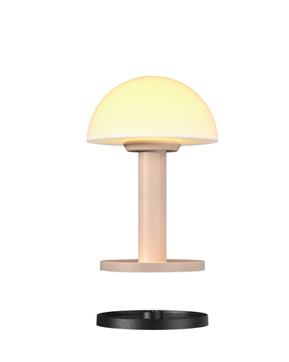 Villeroy & Boch tafellamp | Bergamo | Oplaadbaar | Zand
