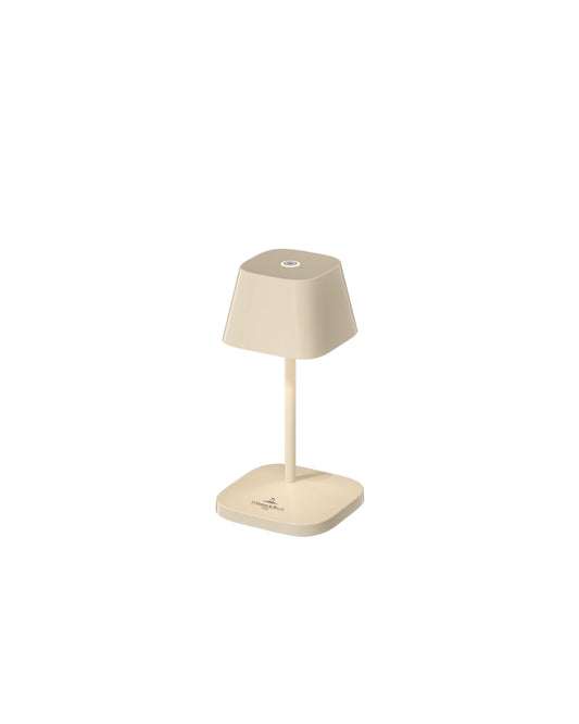 Villeroy & Boch | Tafellamp NEAPEL NANO| ivoor | Keramiek | 20 cm hoog | 6.5 doorsnee | indoor/outdoor | Oplaadbaar