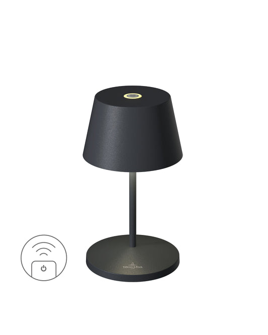 Villeroy & Boch| Tafellamp SEOUL RC | Zwart | oplaadbare tafellamp | Indoor-outdoor|