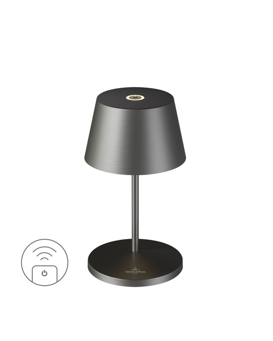Villeroy & Boch| Tafellamp SEOUL RC | Grafiet | oplaadbare tafellamp | Indoor-outdoor|