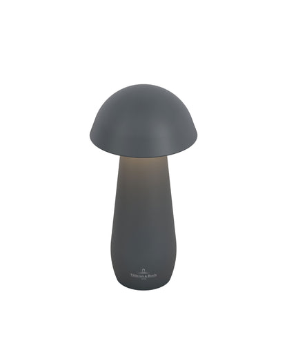Villeroy & Boch tafellamp MODENA | 16cm| Antraciet | op accu