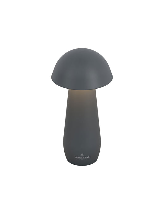 Villeroy & Boch tafellamp MODENA | 16cm| Antraciet | op accu