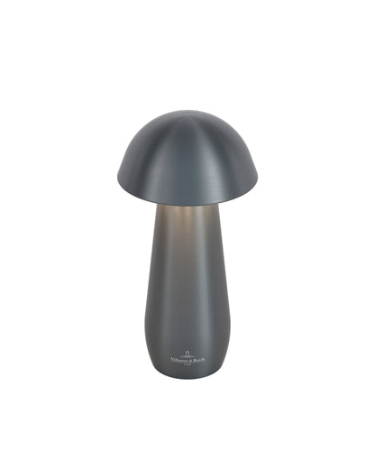 Villeroy & Boch tafellamp MODENA | 16cm| grafiet geborsteld | op accu