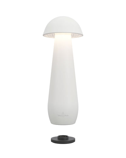 Villeroy & Boch tafellamp MODENA | 21cm| Wit| op accu