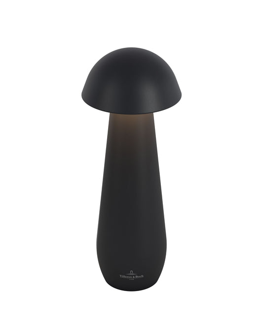 Villeroy & Boch tafellamp MODENA | 21 cm| Zwart | op accu
