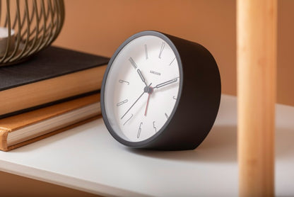 Alarm Clock Belle Numbers Black Karlsson 11cm Alarmklok / wekker