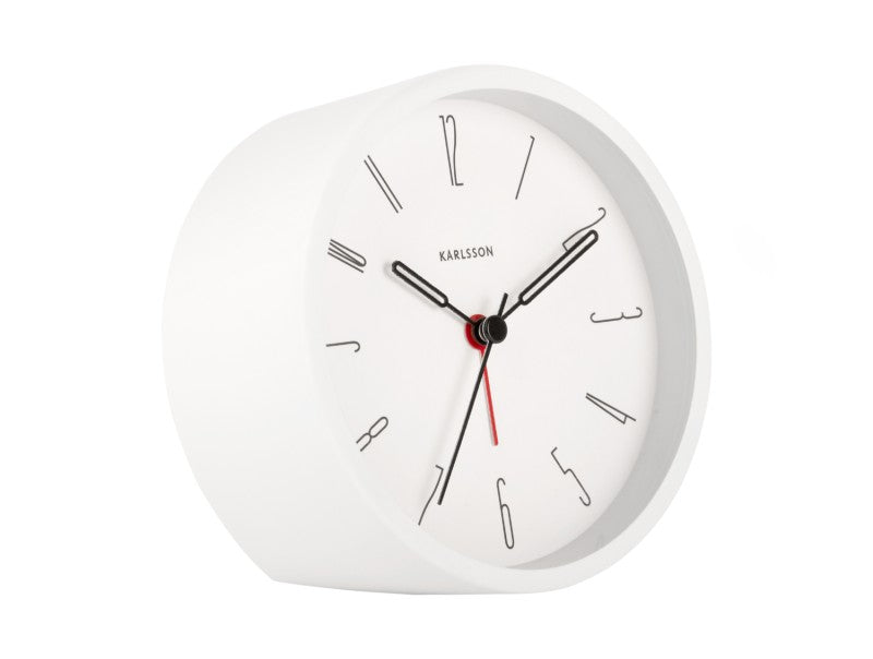 Alarm Clock Belle Numbers Warmgrijs Karlsson 11cm Alarmklok / Wekker