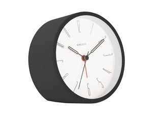 Alarm Clock Belle Numbers Black Karlsson 11cm Alarmklok / wekker