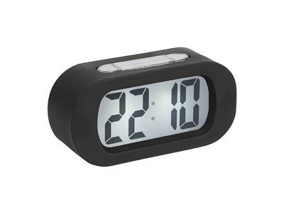 Alarm Clock Gummy Black Alarmklok / Wekker 14cm