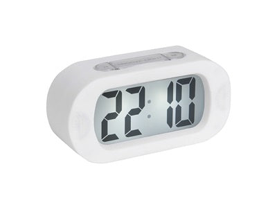 Karlsson Alarm Clock Gummy White Alarmklok / Wekker 14cm wit