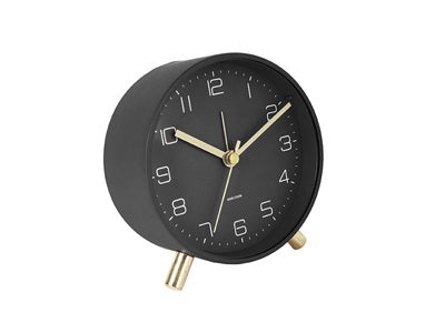 Alarm Clock Lofty black Alarmklok / Wekker 11cm