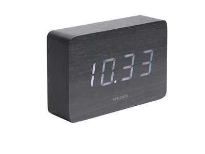 Alarm Clock Square zwart Digitale Wekker / Alarmklok