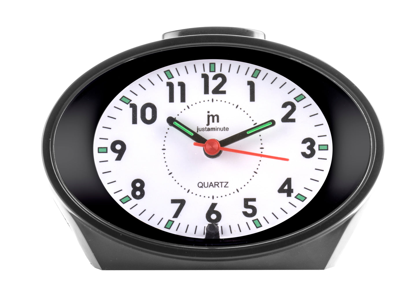 Just a minute | Wekker | Zwart / met snooze functie / Alarmklok