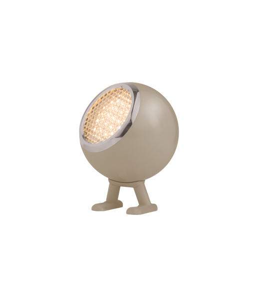 Mr. Wattson - Norbitt LED lamp - Mushroom Brown- oplaadbaar met usb - 3 standen dimbaar - 8,3x10x12,5 cm