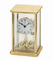 AMS Stolpklok Jaarpendule 1211 Anniversary Clock 23cm goudkleurig