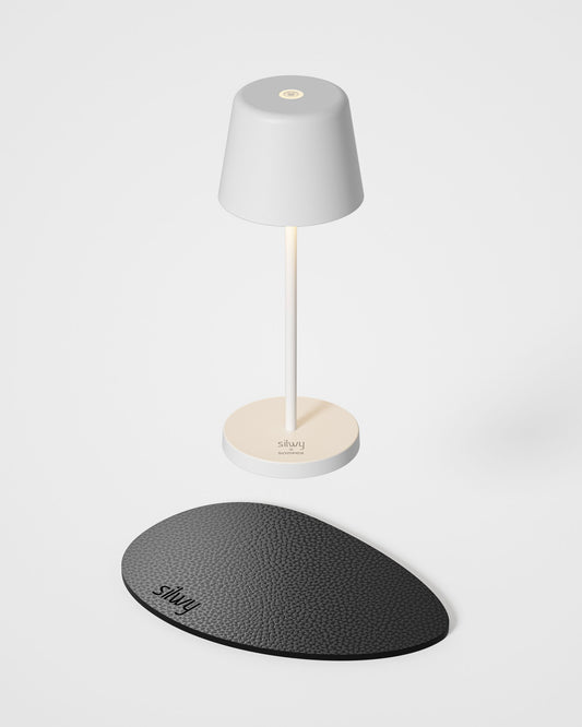 Silwy x Sompex | Tafellamp MONACO | wit| oplaadbare tafellamp | Magnetisch | Ideaal voor camping of boot