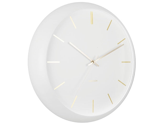 Wall Clock Globe White