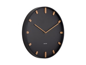 Wall Clock Grace Black