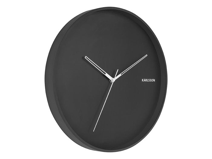 Wall Clock Hue Black