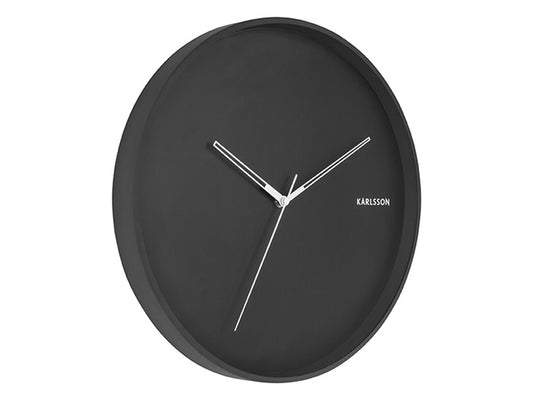 Wall Clock Hue Black