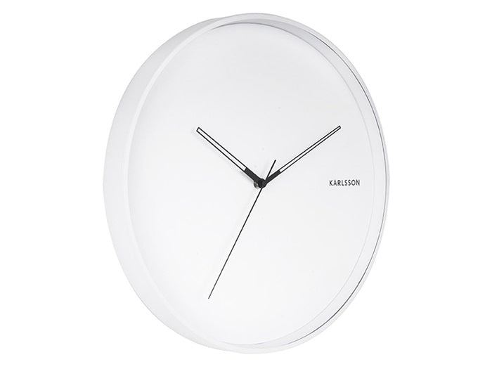 Wall Clock Hue White