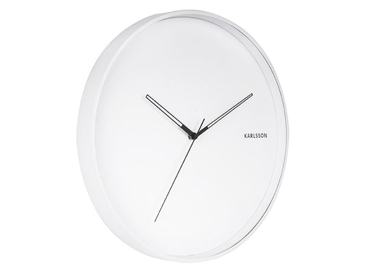 Wall Clock Hue White