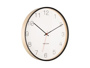 Wall Clock Joy Black